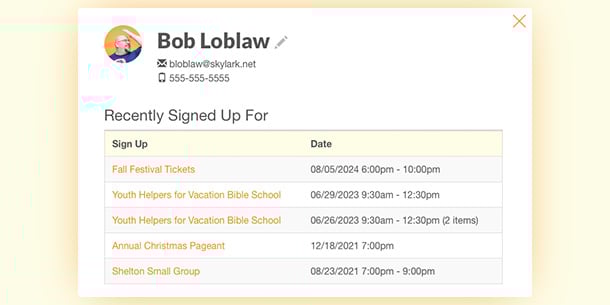 create manage groups online sign up faq tips